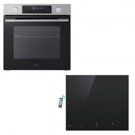 LG WS5D7230S + CBIZ2435B Σετ Εντοιχισμού Air Fry 72lt με Επαγωγικές Εστίες Π59.2εκ. Inox 
